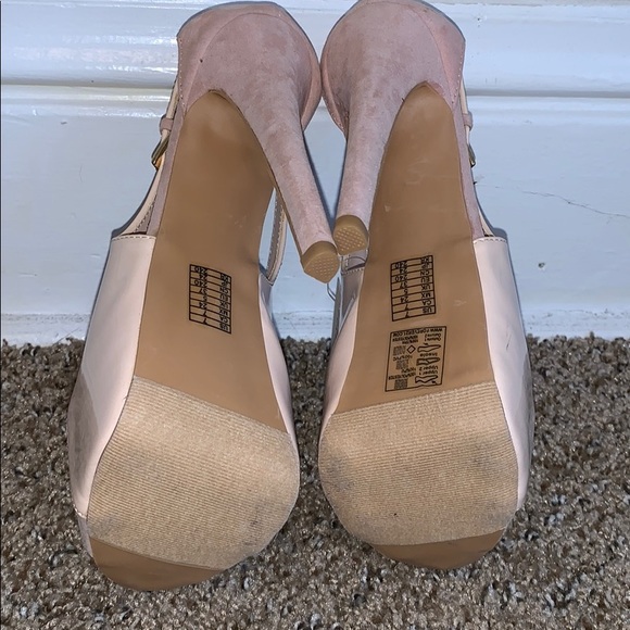 Forever 21 blush/nude platform heels - Picture 5 of 6